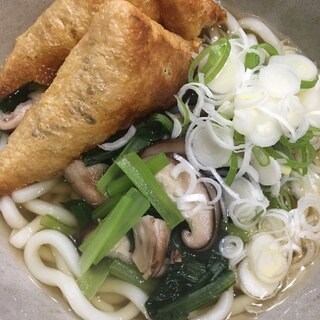 焼き油揚げのうどん